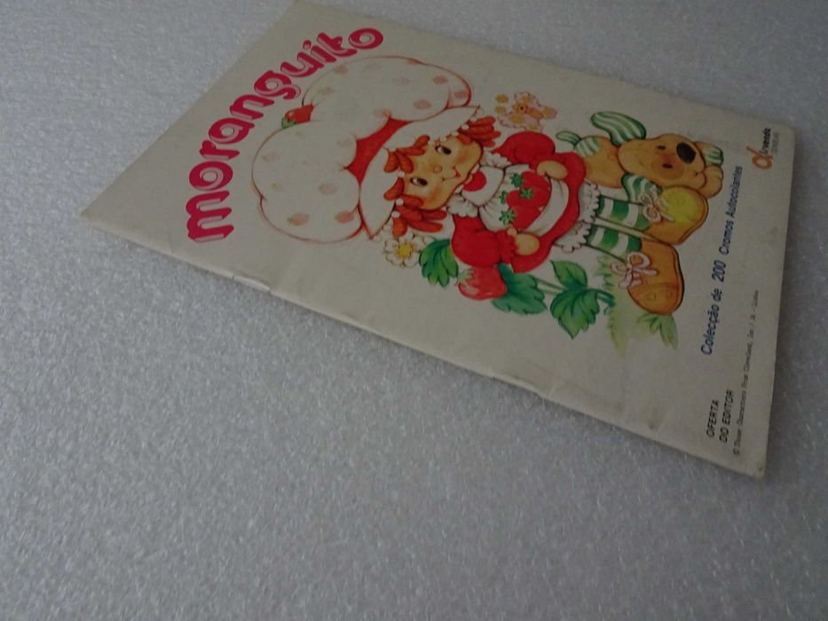 Caderneta de cromos Moranguito - Disvenda - Tem 10 cromos