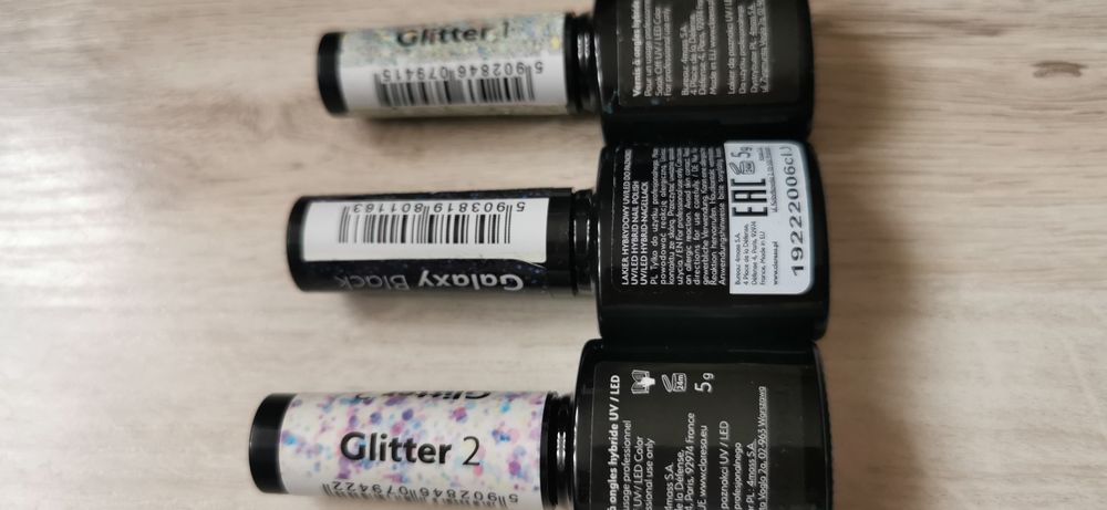 Nowe lakiery hybrydowe Claresa 3 sztuki