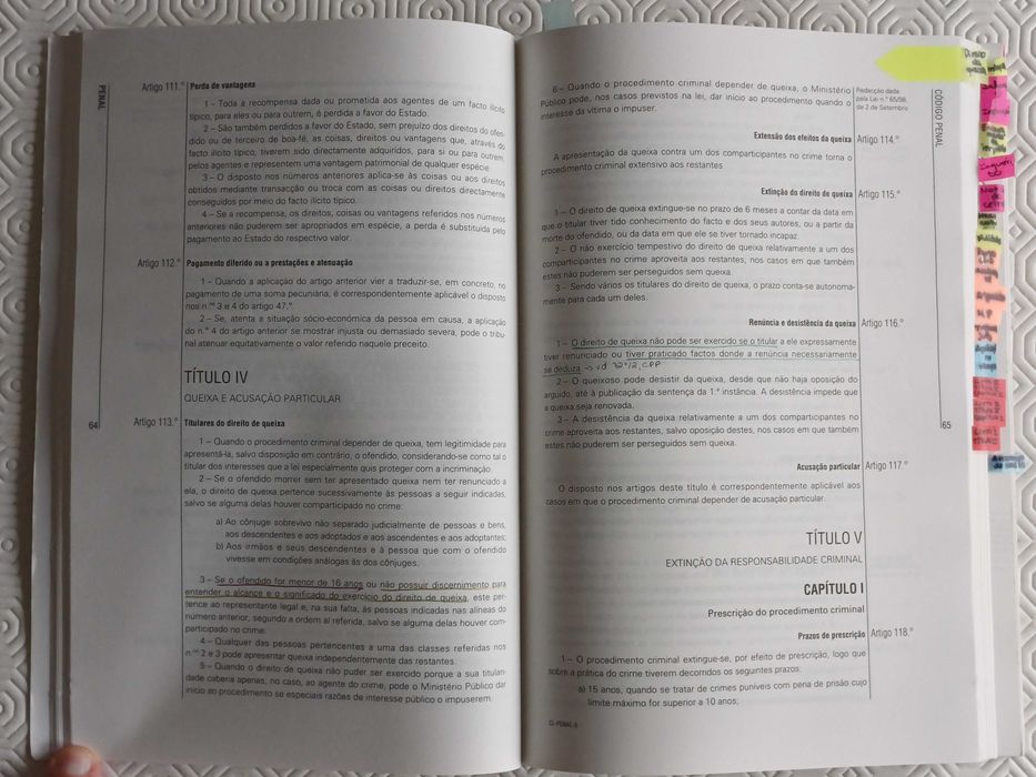 Penal, 2002  - Código Processo Penal Regime Penal Especial para Jovens