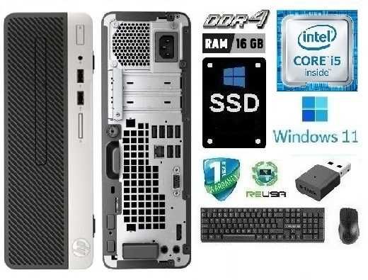 Pç Student HP-400G4 6ªG|i5.6500-3.2Ghz|16G|SSD512G|Wifi+BT|TPM2.0|W11