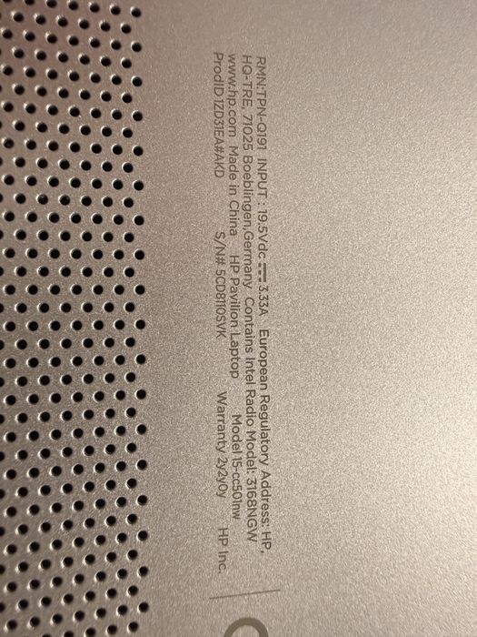 HP Pavilion 15-cc501nw 15,6”