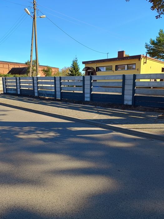 Montaż malowanie ogrodzeń betonowych