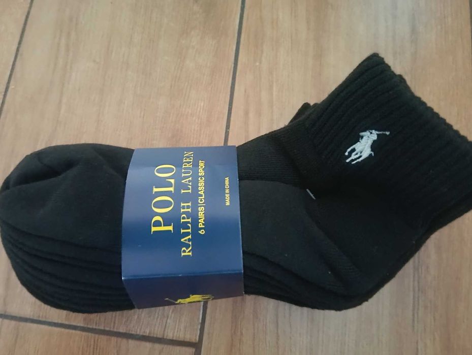 Ralph Lauren nowe oryginalne skarpety 6 par rozm. z met. 6-12