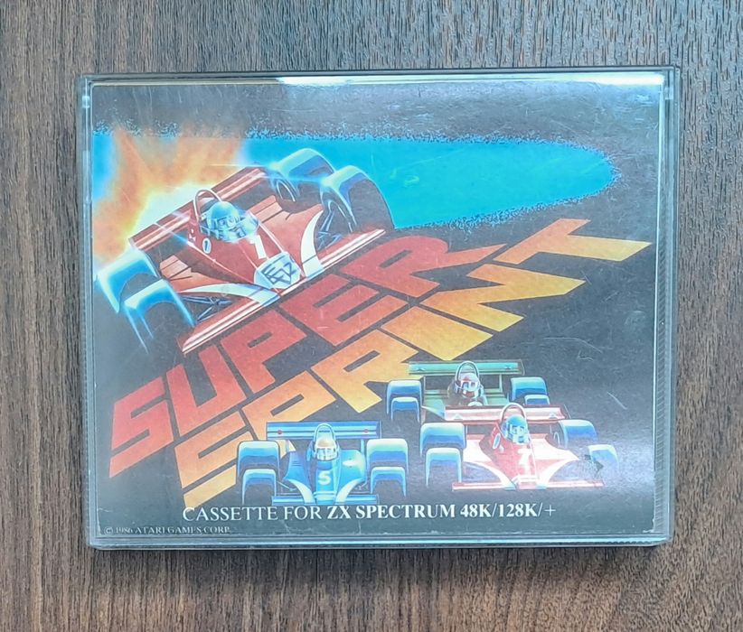 Jogo cassete K7 Super Sprint Sinclair ZX Spectrum (original