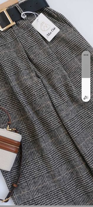 Брюки палацо теплі