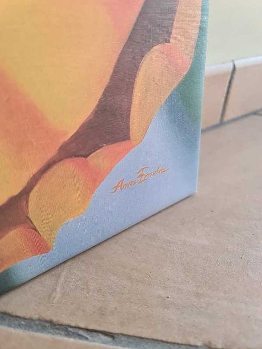 Tela Quadro Moldura Rosas Flor Roses 53x53cm Frame