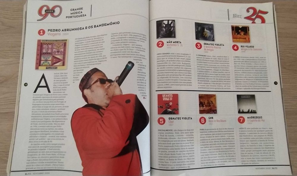 Revista especial Blitz 25 anos, Novembro 2009