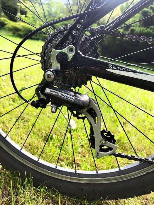 Świetny rower MTB Kross Hexagon X3 czarny / żółty Shimano Acera