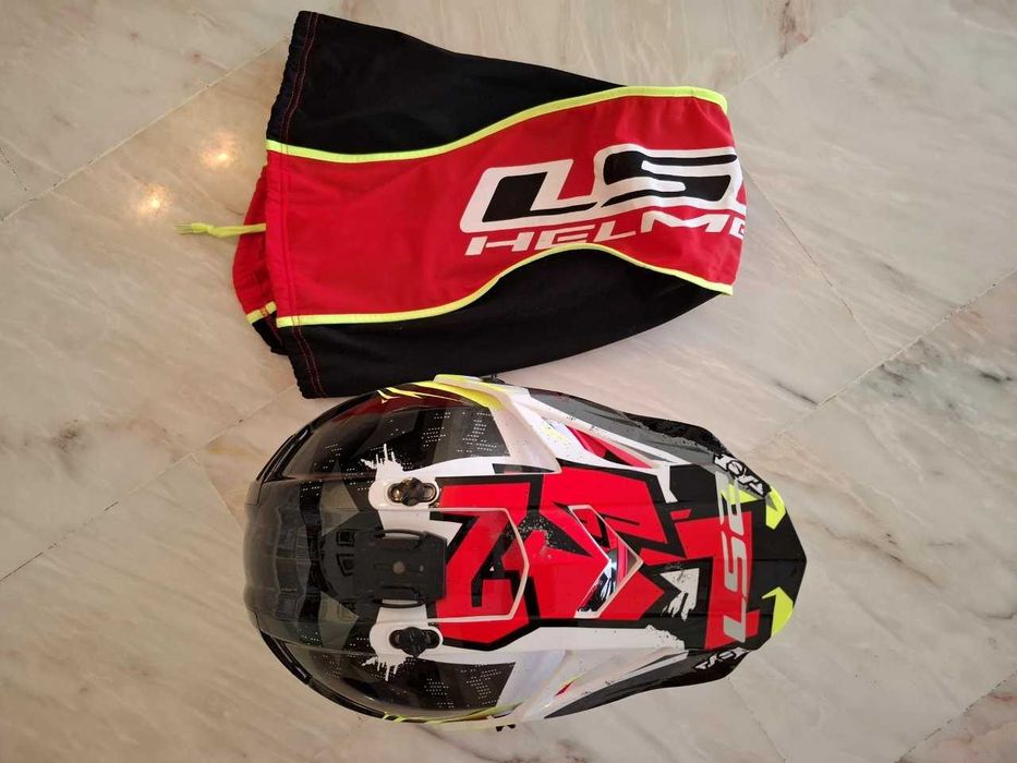 Capacete Motocross LS2 Fast EVO MX437 Crusher