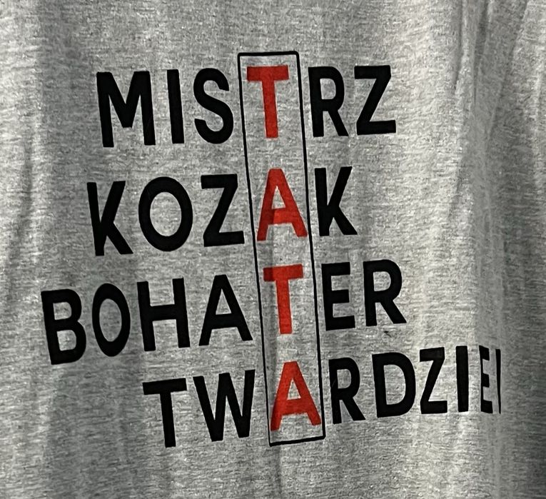 T-shert krzyżówka TATA