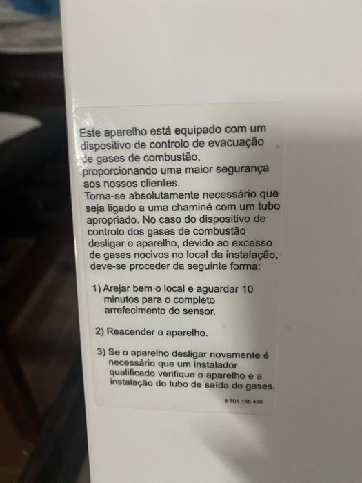 Esquentador Gas Natural 11L