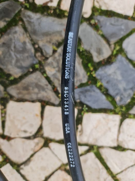 Direcao para barco cabos