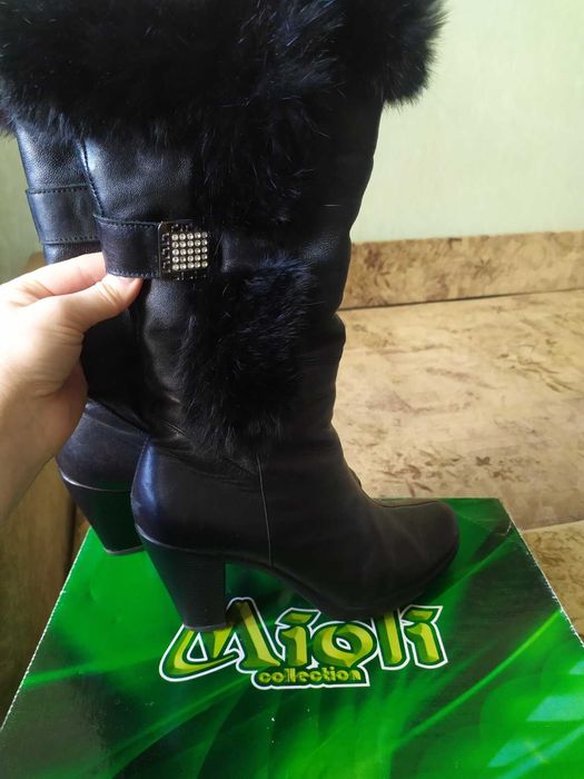 Взуття жіноче зимове шкіряне