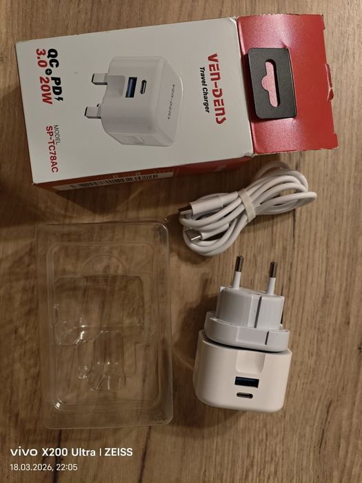 Ładowarka sieciowa 20w USB c