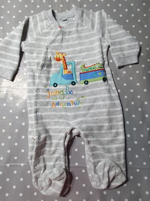 Śpiochy + pajac niemowlęcy 4 szt