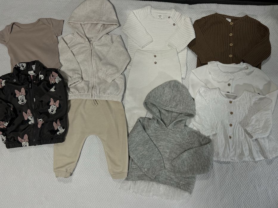 Комплект одягу для для дівчинки 74/80 розмір, 6-9, 9-12 міс