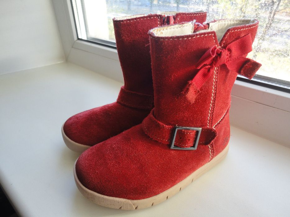 Сапоги деми Clarks, р. 7 G (наш 24)-ст. 15см.