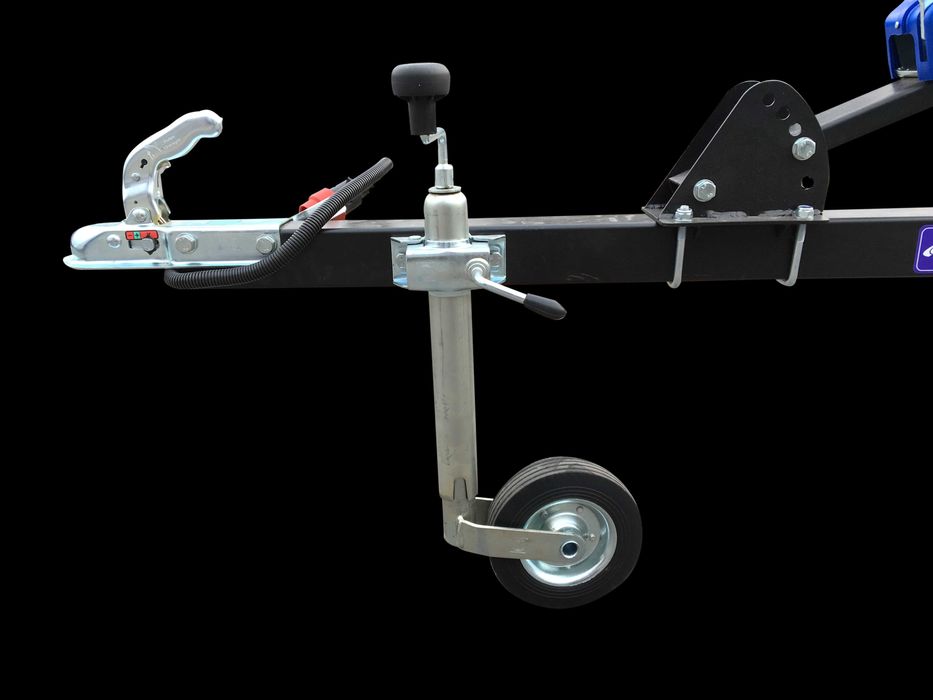 Nowa przyczepa pod skuter wodny PP-600, DMC 600 kg, czarna, alufelgi