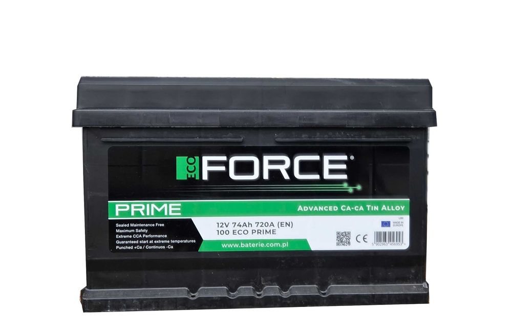 Akumulator Eco Force Prime 12V 74AH 720A Wrocław