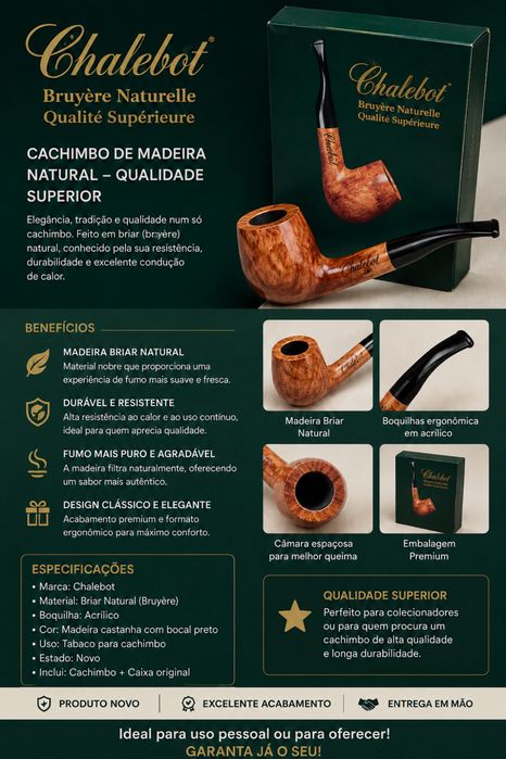 Cachimbo de madeira