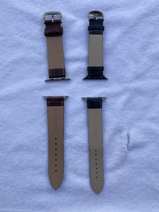 Braceletes cabedal para Apple Watch Series 8