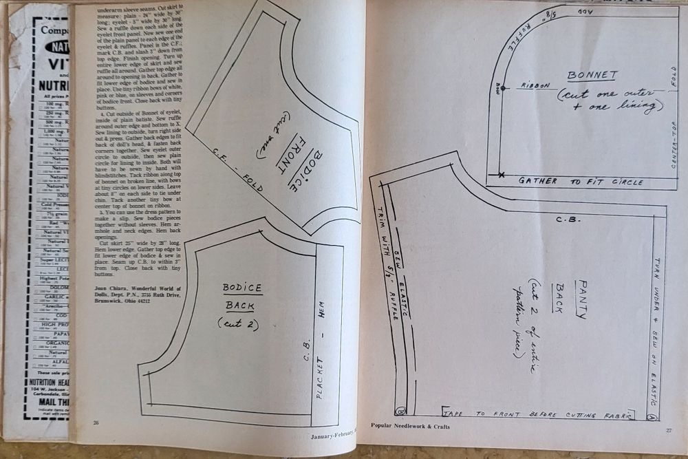 NeedleWork & Crafts revista americana de lavores muito antiga