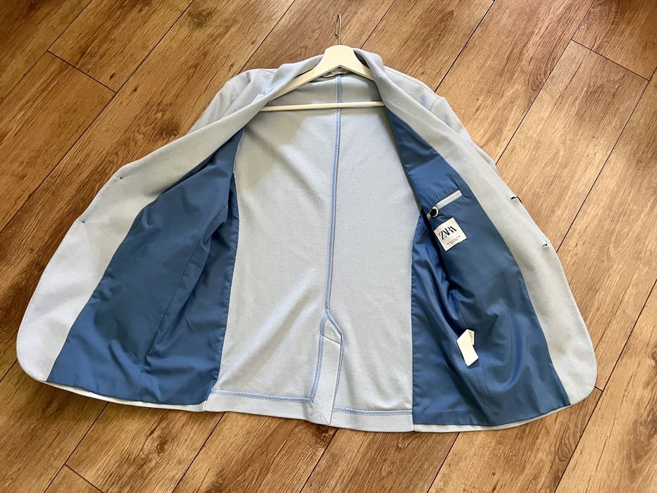 Błękitna marynarka Zara