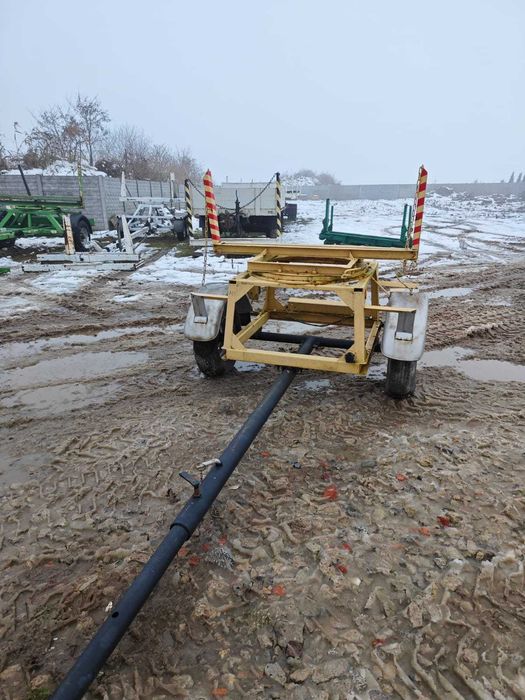 Przyczepa dłużycowa dłużyca EIGENBAU do stali drutu słupów A/3