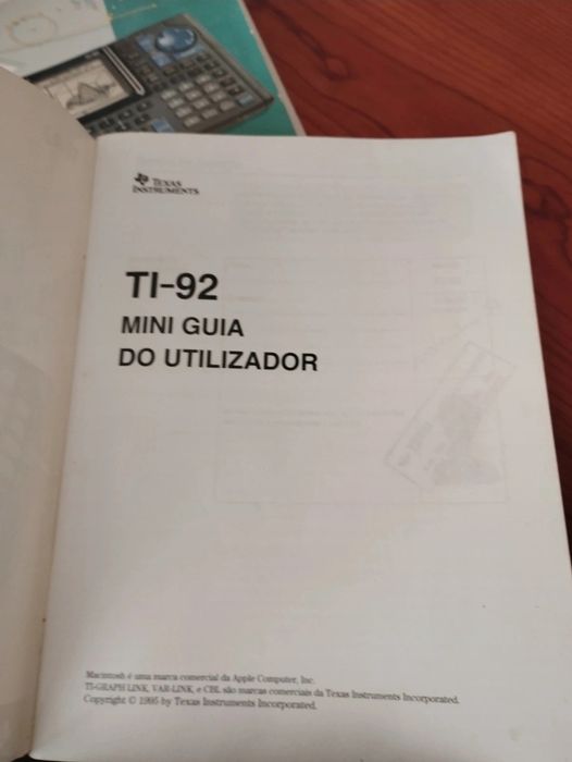 Calculadora grafica TI 92