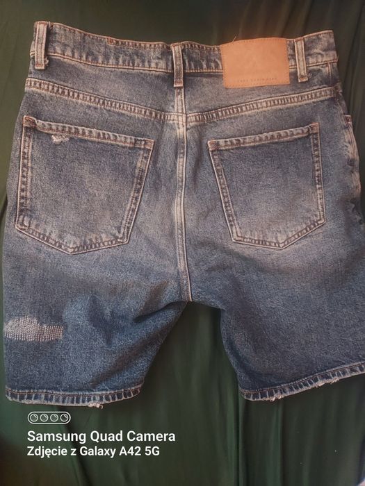 Spodenki jeans męskie Zara