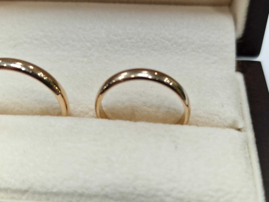 WARMET! Złote obrączki/ komplet/ 583/ 5.57 gram/ R14 / R21