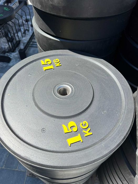 Bumper Obciążenie Gumowe 5kg 10kg 15kg 45cm 31mm na zwykłe gryfy