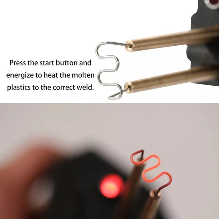 Набір для ремонту бамперів, пластикових частин Гарячий степлер пайка