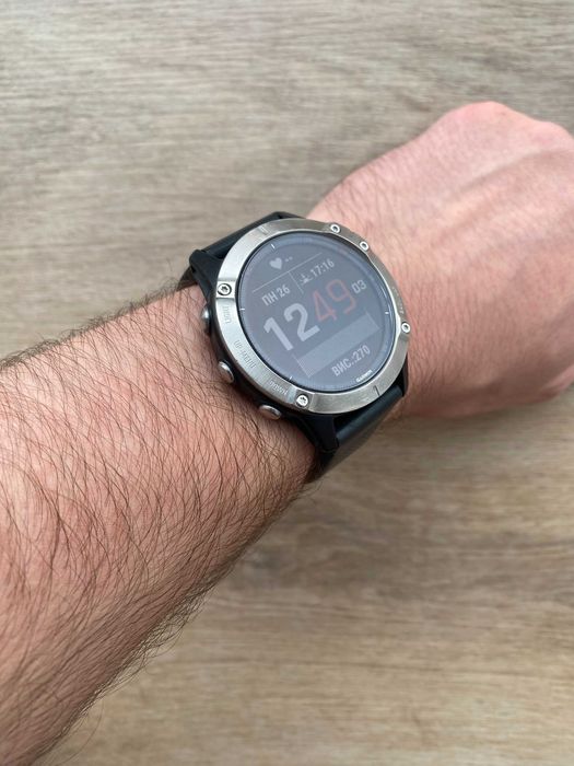 Garmin Fenix 6 Silver | Дуже гарний стан | 95% батареї | Гарантія