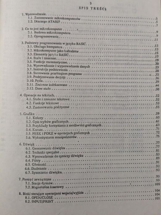 Atari BASIC – język programowania i obsługa mikrokomputerów Atari