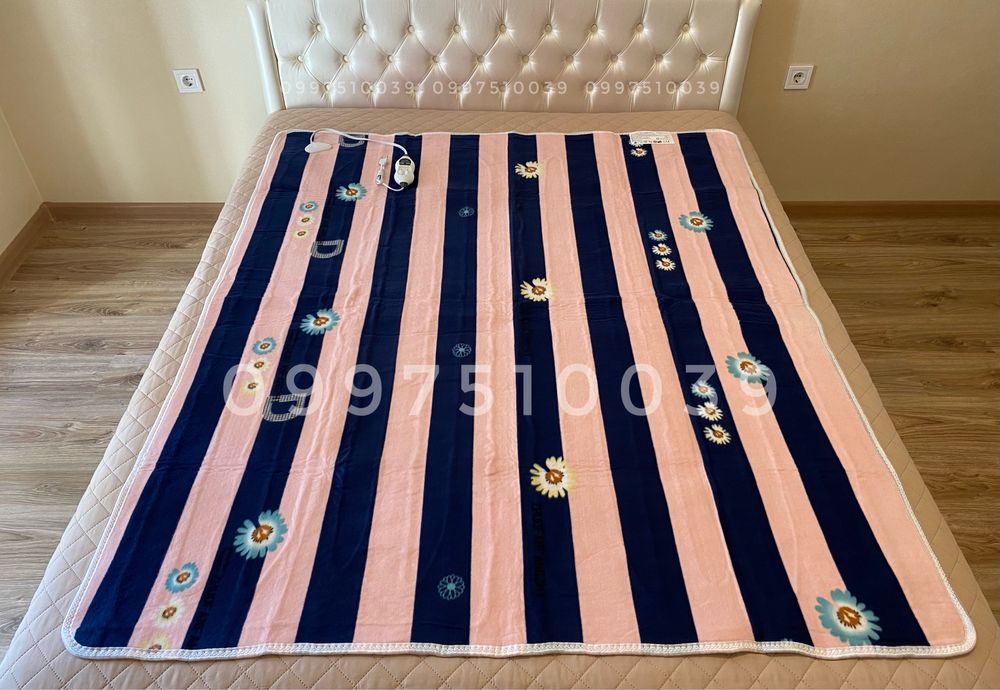 2х зонная! Электропростнынь 150х180 см. Простынь с подогревом