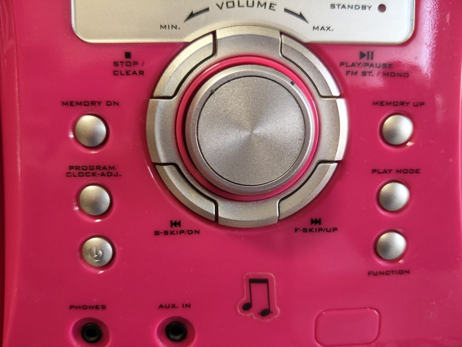 Rádio com CD de criança