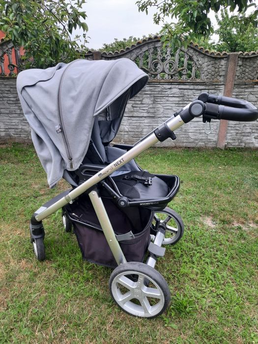 Wózek 2w1 Espiro Next szary srebrny