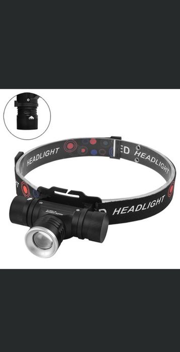 Ліхтар налобний з червоним світлом X-Balog BL-5808-RED акумуляторний (