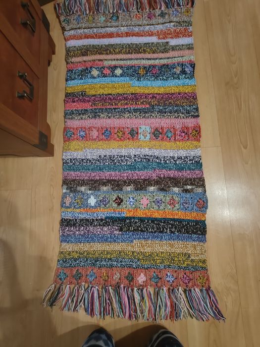 Chodnik na szydełku. Rękodzieło