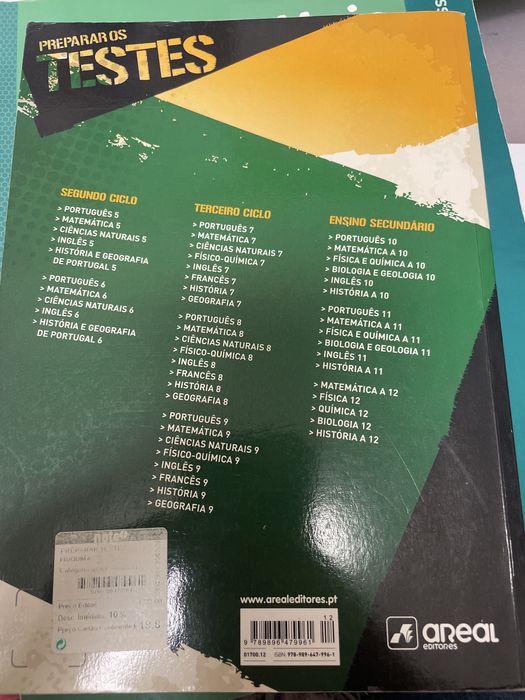 Livro prepara os testes 10° Fq