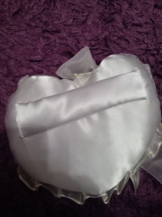 Poduszki na obrączki 2 szt. Serca