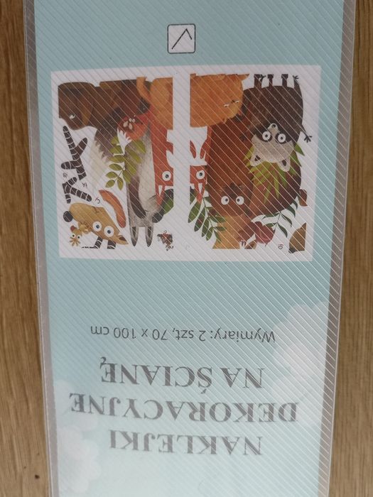 Naklejki na ścianę leśne zwierzątka