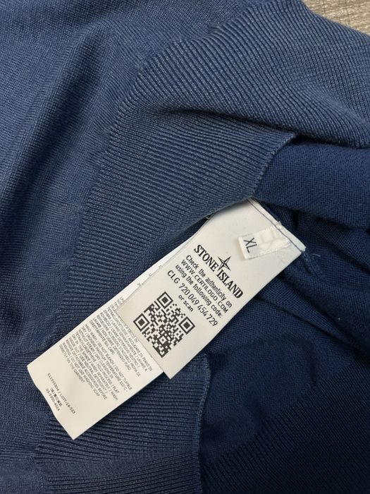 Оригінальний вовняний светр stone island 6115553d4