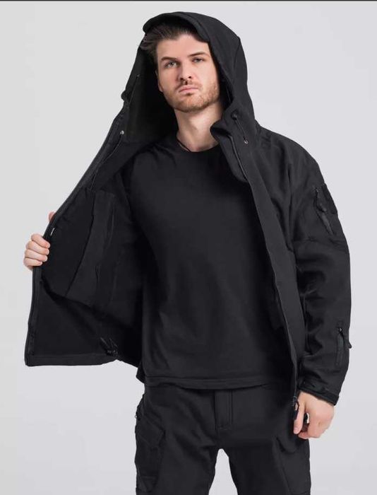 Теплий костюм Soft Shell флісова підкладка водовідштовхувальна тканина