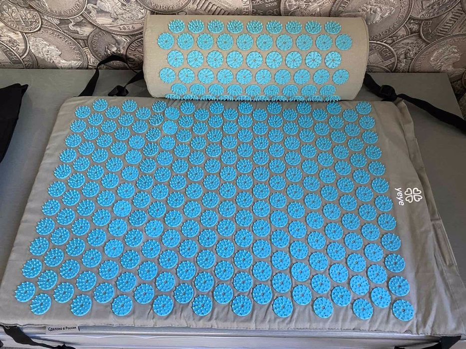 Массажный коврик с валиком, коврик Кузнецова
