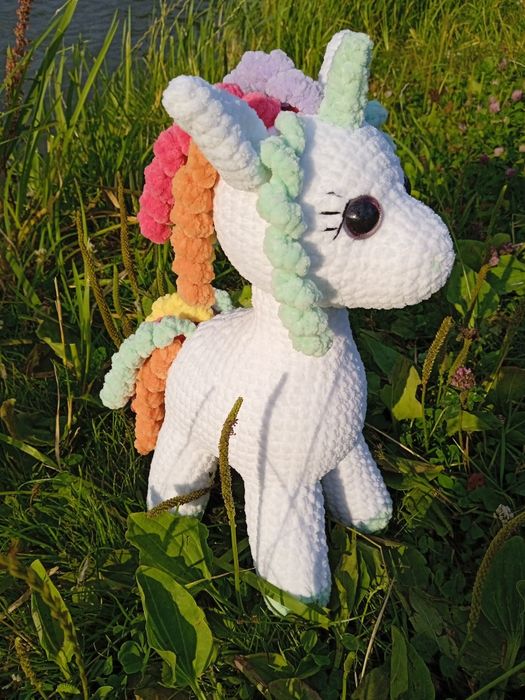 Jednorożec pluszowy , handmade