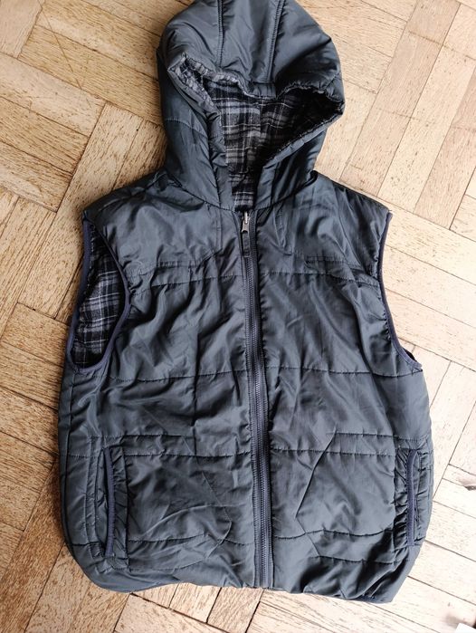 Climate Kamizelka Męska z Kapturem Bezrękawnik na dwie strony rozm.L