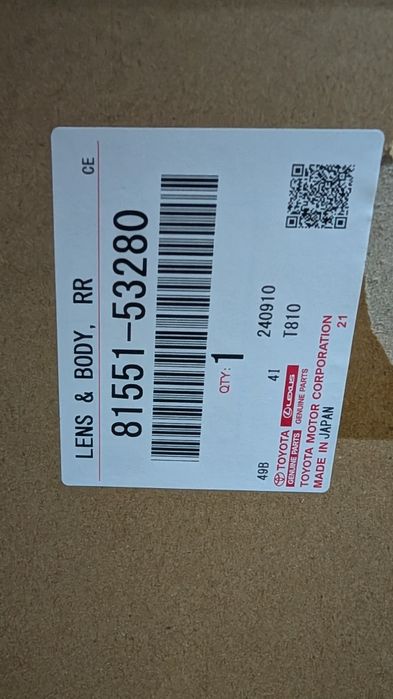 Farolim NOVO traseiro direito carroçaria Lexus is300h