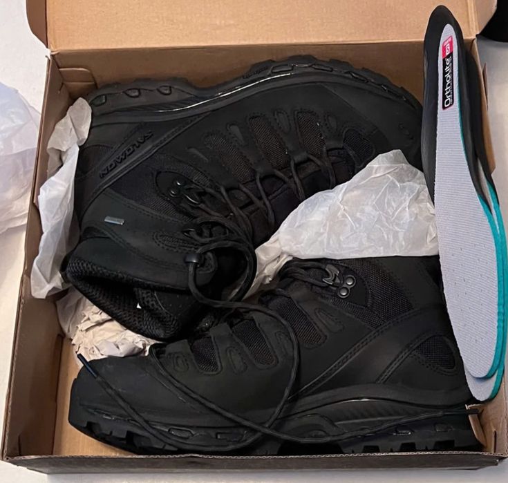 Salomon forces 2 quest 4d gore-tex новые ботинки берцы кайот черные